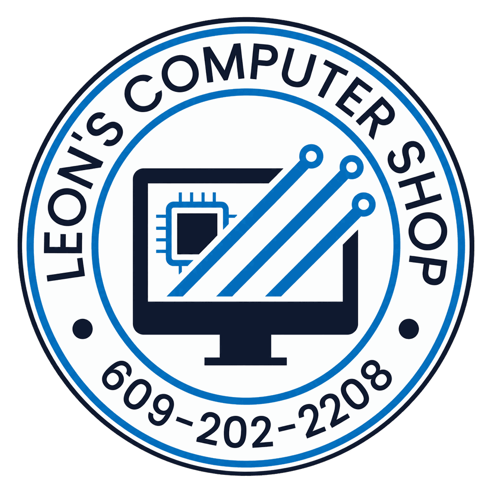 Leon's Computer Shop logo
