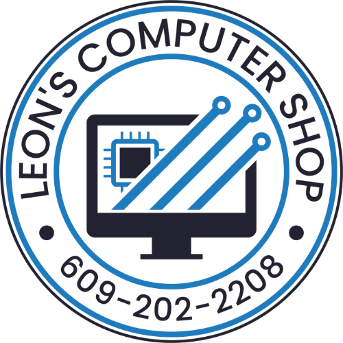 Leon's Computer Shop logo
